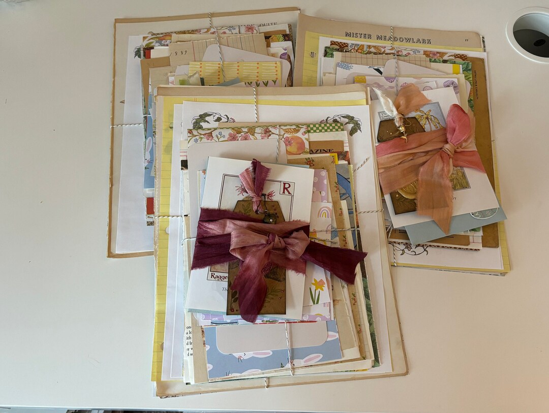 Scrap File Spring 70+ Piece Spring Scrap Paper Pack - Etsy