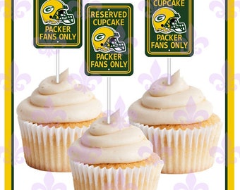 packers cake topper etsy