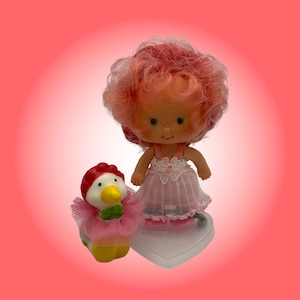 RESTORED Vintage Strawberry Shortcake Doll, Berry Wear CHERRY CUDDLER & Gooseberry, Berry Sweet~Original-Complete~ Unique Toy Collector Gift