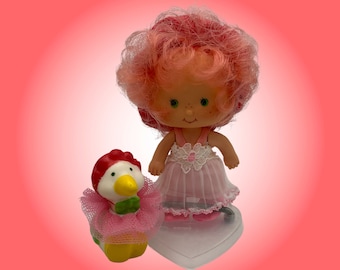 RESTORED Vintage Strawberry Shortcake Doll, Berry Wear CHERRY CUDDLER & Gooseberry, Berry Sweet~Original-Complete~ Unique Toy Collector Gift