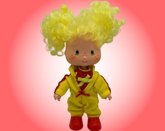 RESTORED Vintage Strawberry Shortcake Doll, Berry Wear LEMON MERINGUE, Berry Quick/Patch ~Original-Complete~ Unique Gift for Toy Collector