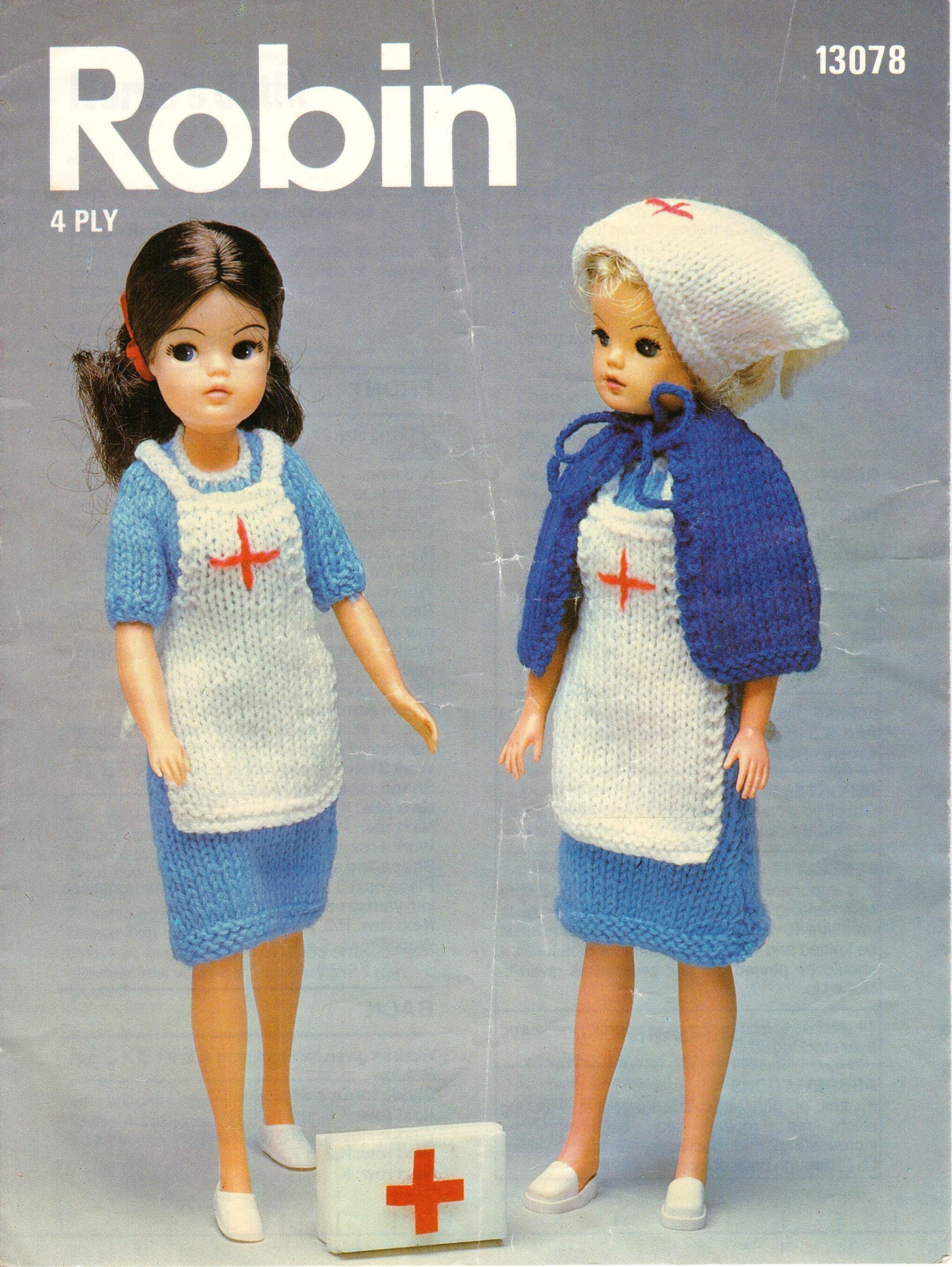 Buy Knitted Nurse Outfit for Sindy Doll Robin 13078 PDF