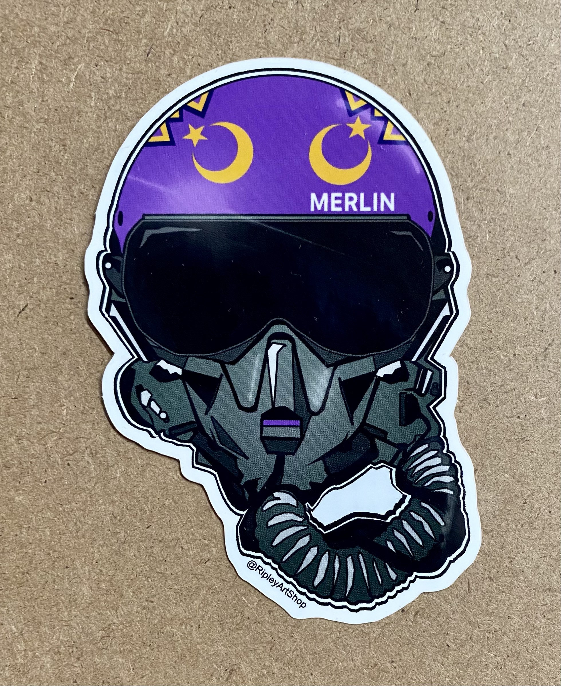 Top Gun MERLIN Custom Diecut vinyl STICKER decal for laptop Etsy