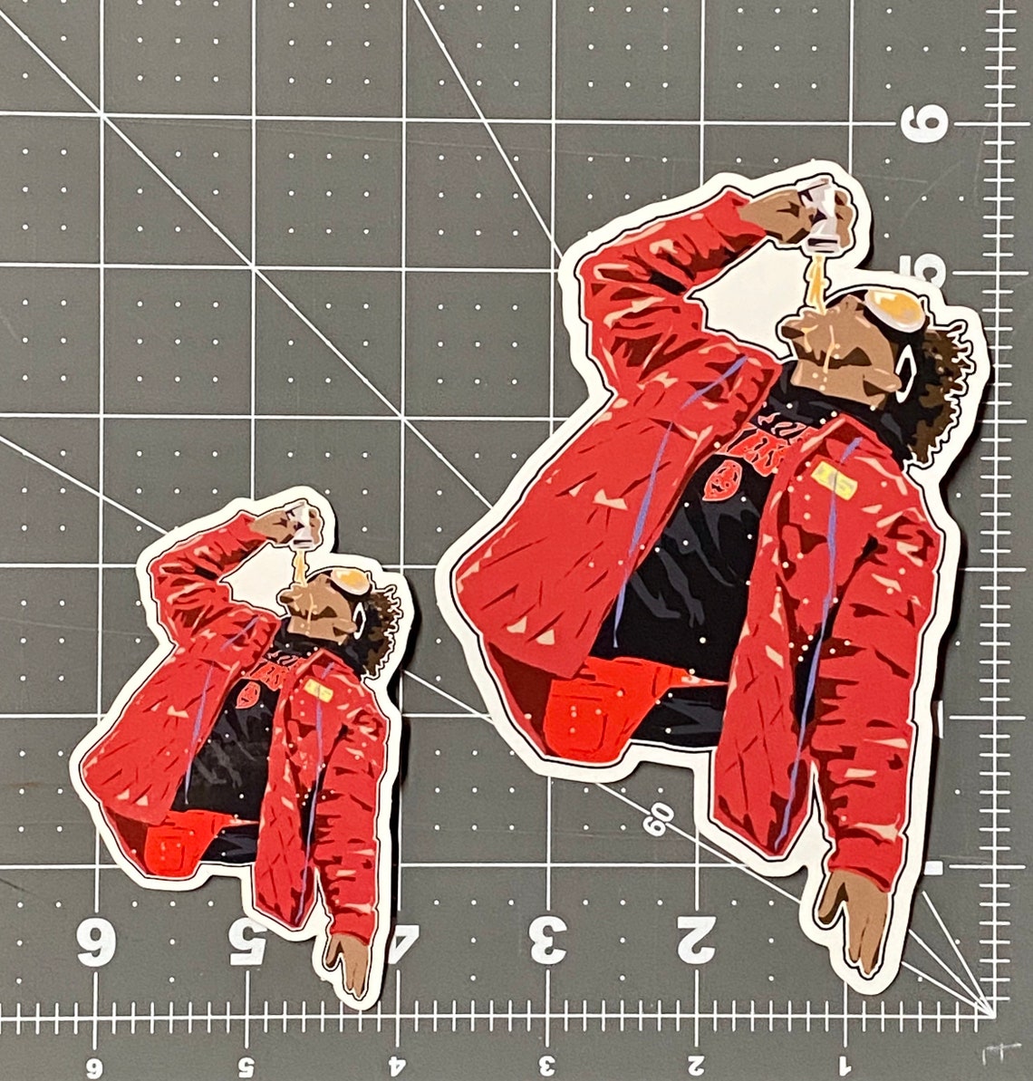 PATRICK MAHOMES (parade Chug) Kansas City Chiefs Sticker Weatherproof ...