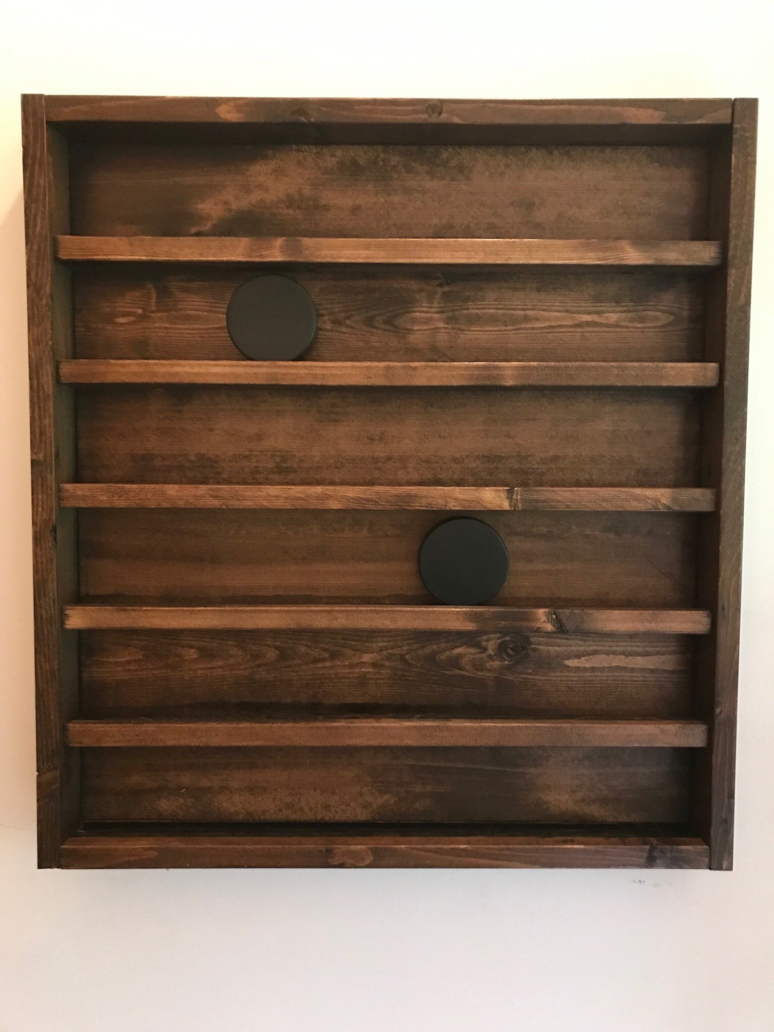 Hockey Puck Display and Storage Shelf sizes 6 pucks to 36 Etsy