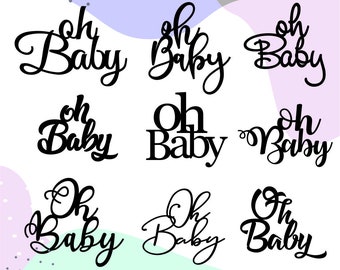 Download Oh Boy Cut File Etsy
