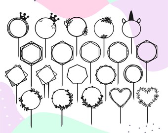 Download Wedding Cake Topper Svg Etsy