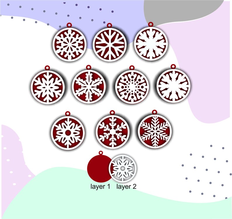 Free Free Layered Snowflake Svg 810 SVG PNG EPS DXF File