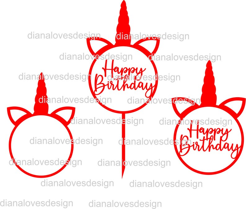 Free Free Unicorn Cake Topper Svg 864 SVG PNG EPS DXF File