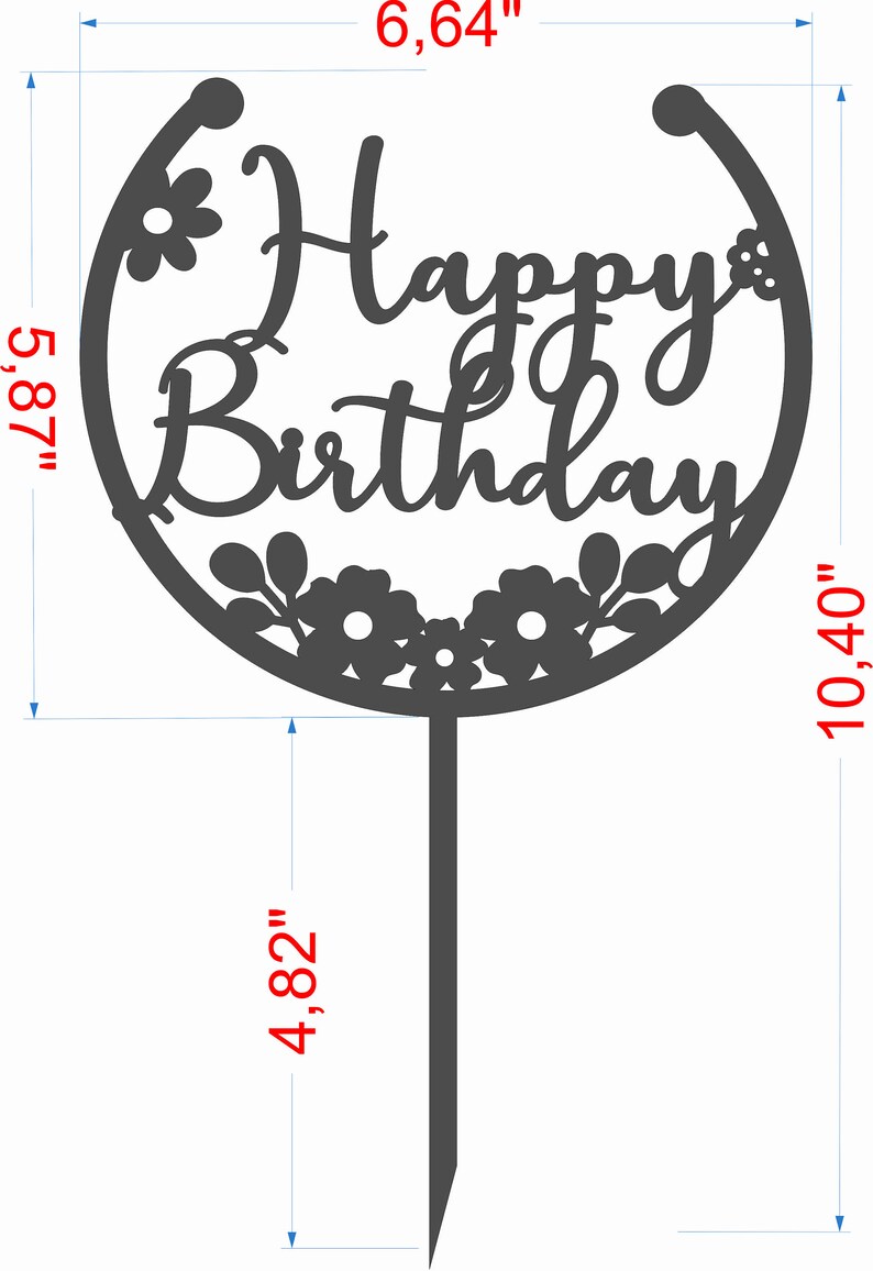 Download Cake Toppers Template Cake Topper Vector Cake Topper Happy Birthday Svg Cake Decoration Laser Cake Topper Cake Topper Pattern Kits How To Craft Supplies Tools Commentfer Fr