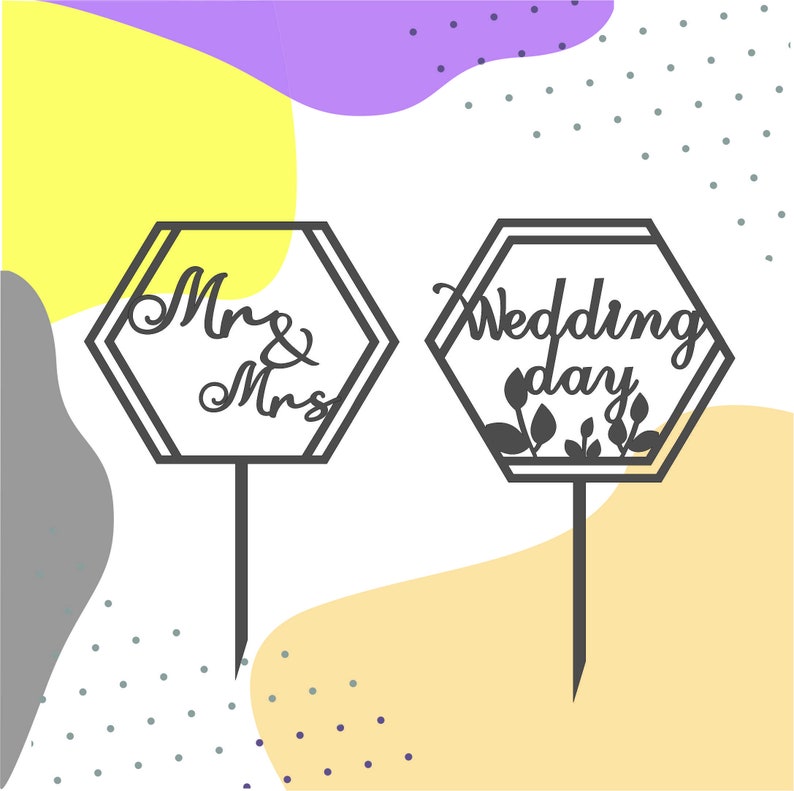 Free Free Wedding Cake Topper Svg 595 SVG PNG EPS DXF File
