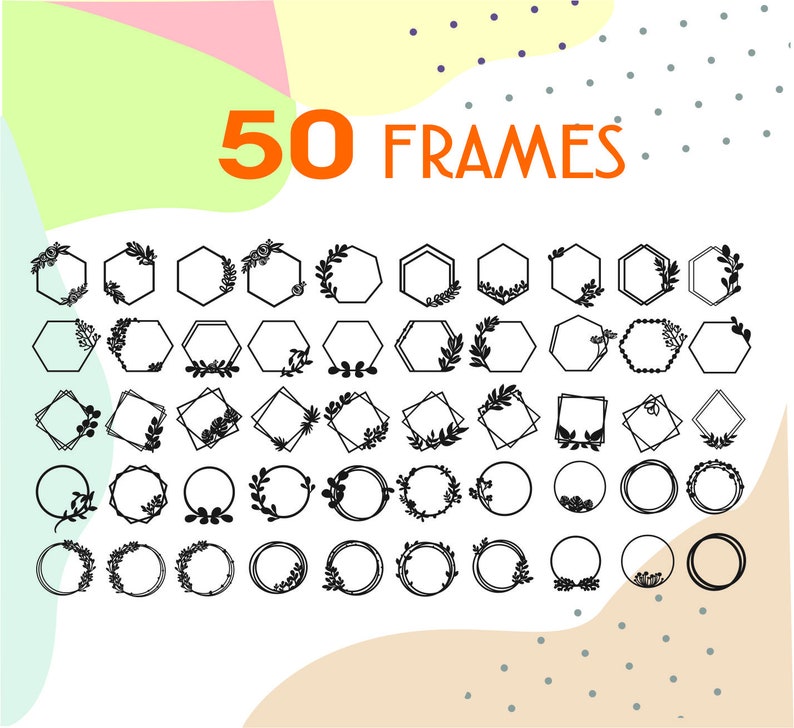 Download Cake topper svg wedding cake topper svg wreath frame svg ...