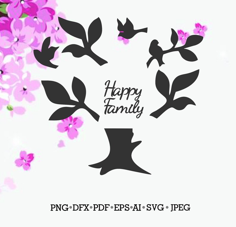 Free Free 282 Silhouette Family Tree Svg SVG PNG EPS DXF File
