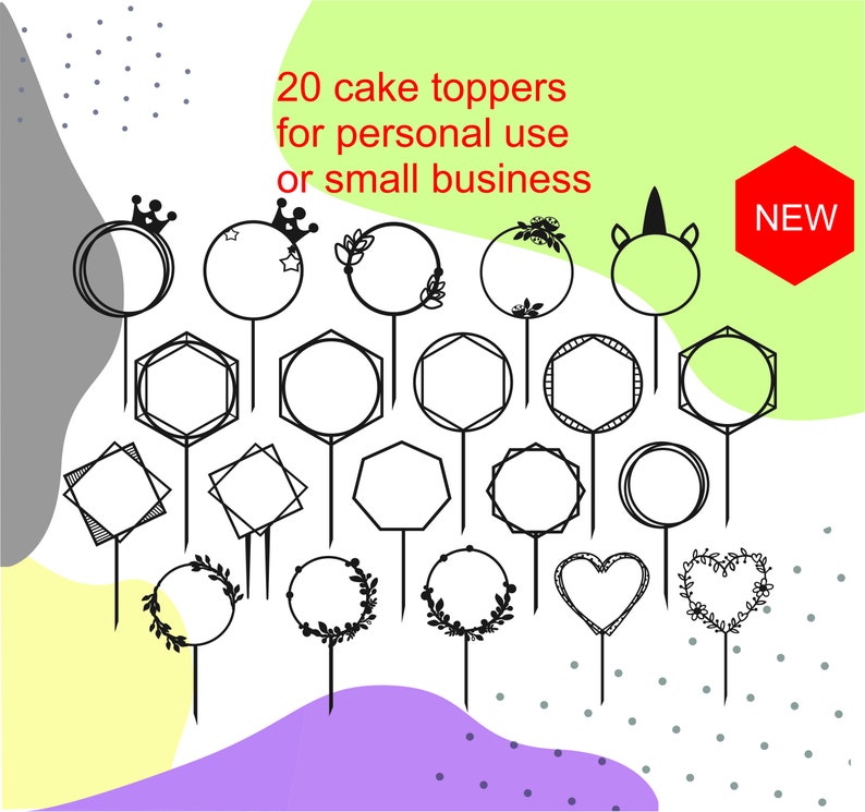 Free Free Cake Topper Circle Svg 28 SVG PNG EPS DXF File