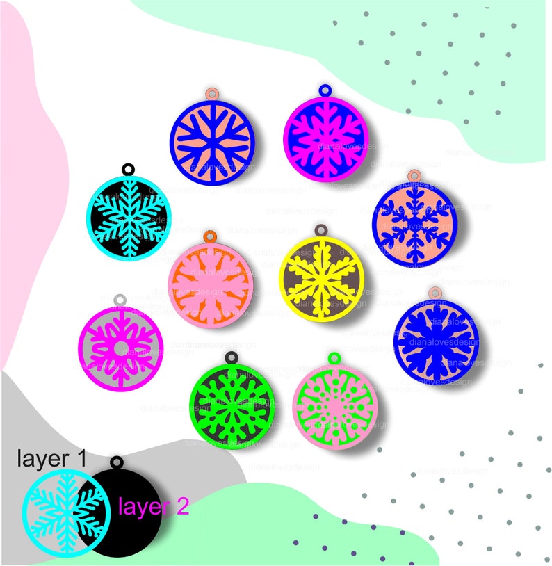 Free Free Layered Snowflake Svg 810 SVG PNG EPS DXF File