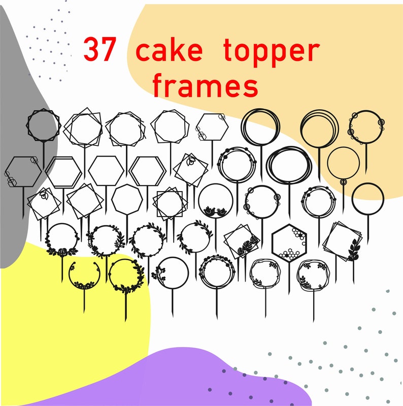 Download Happy birthday svg cake topper cake topper laser cut ...
