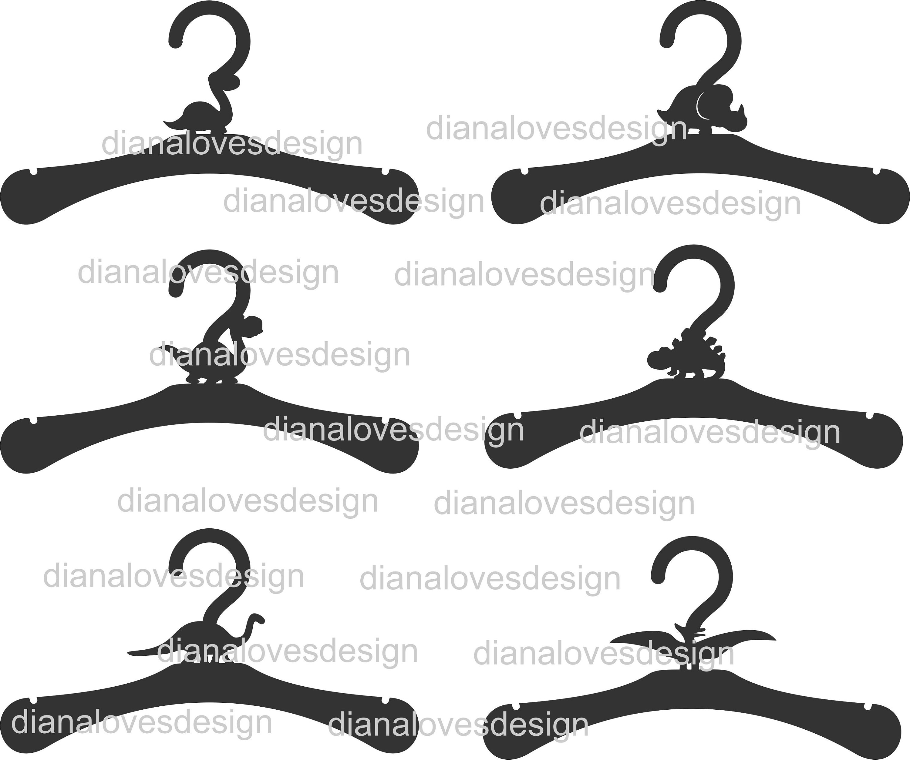Hangers svg baby hanger svg clothes hanger svg hanger laser Etsy