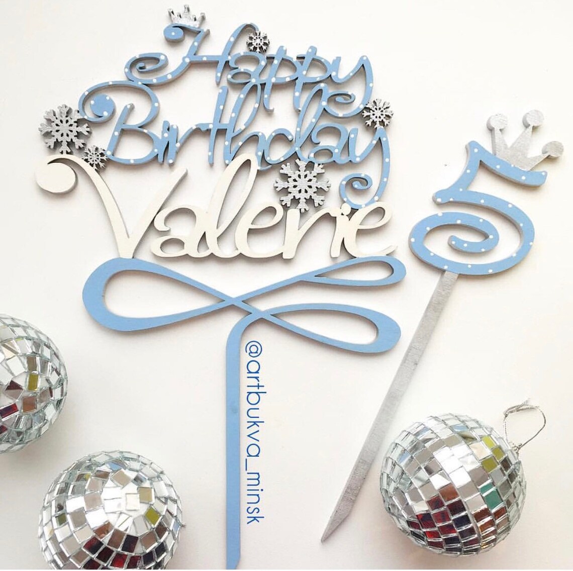 Cake topper svg happy birthday svg files for cricut and Etsy