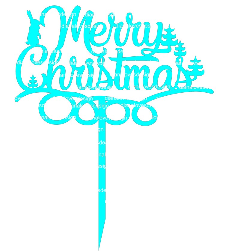 Download merry christmas cake topper svg happy birthday cake toppe ...
