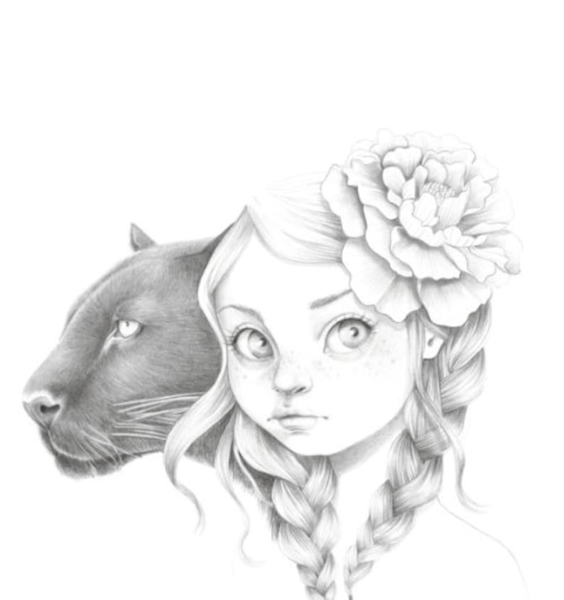 Avenue Mandarine Coloriage Wild 4 By Emmanuelle Colin  Etsy