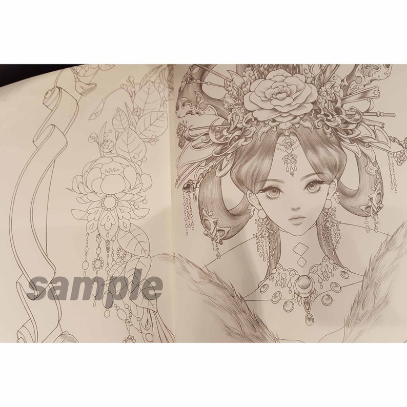 Download Mystica By Dadachyo S Muse Korean Coloring Book For Adult Etsy
