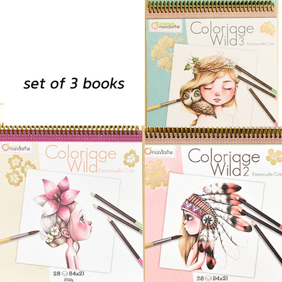 Coloriage Wild By Emmanuelle Colin Coloring Book Avenue Etsy
