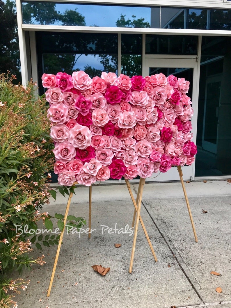 For Rent In Bay Area Ca Paper Flower Backdrop Wedding Rose Etsy For Rent In Bay Area Ca Paper Flower Backdrop Wedding Rose Etsy
