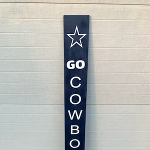 Cowboys porch sign