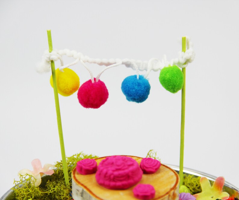 Tea Party and Cakes Fairy Garden Kit for Kids Fairy GardenTable Fairy Birthday Party Fairy Garden Kit