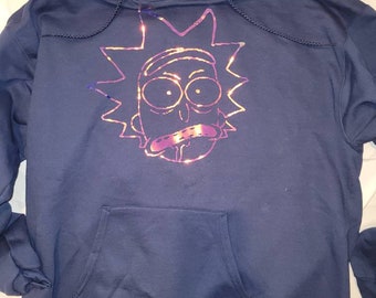 Holographic rick outline