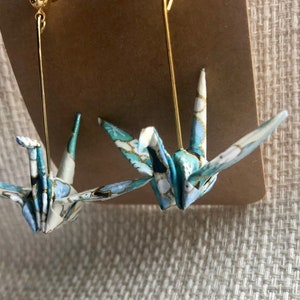 Origami Crane Earrings