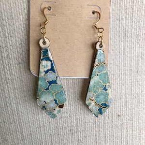 Wooden Origami Earrings