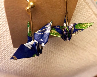 Origami Crane Earrings