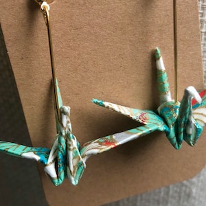 Origami Crane Earrings