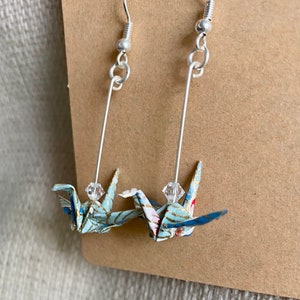 Origami Crane Earrings