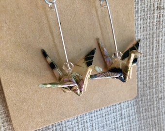 Origami Crane Earrings