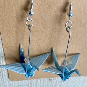 Origami Crane Earrings