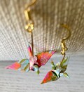 Origami Crane Earrings