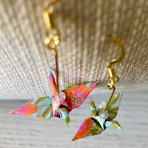 Origami Crane Earrings