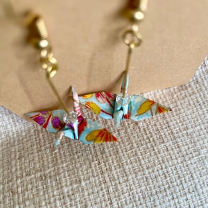 Origami Crane Earrings