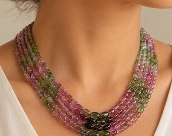 Natural Tourmaline Necklace