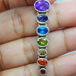 Sterling Silver 925 Chakra Pendant
