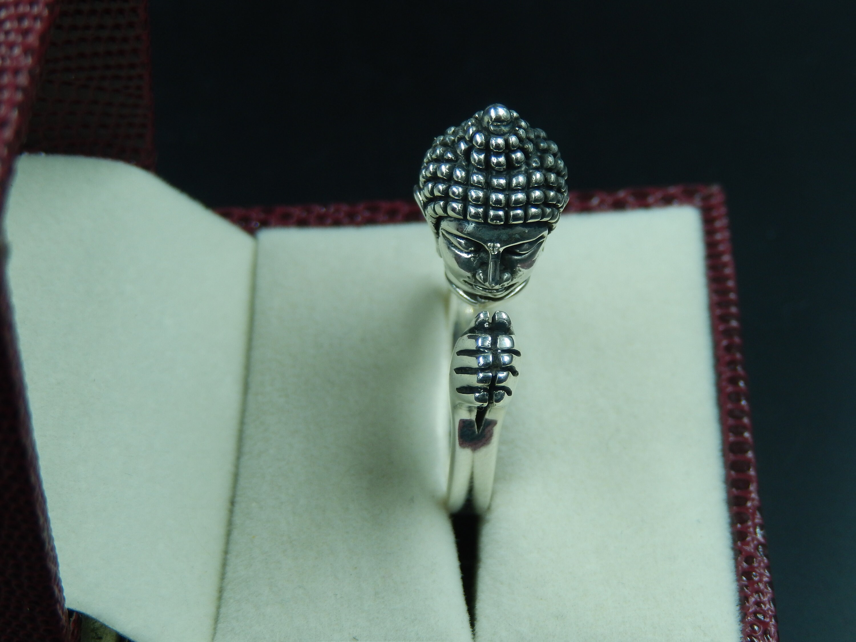 Hand Made Sterling Silver 925 Lord Buddha Ring - Etsy
