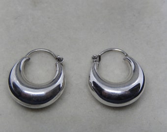 Sterling Silver 925 Hoop Earrings