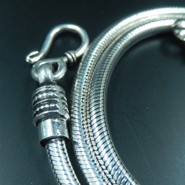 Sterling Silber 925 Schlangenkette 46cm bis 67cm