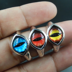 Sterling Silver 925 Evil Eye Ring