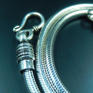 Sterling Silver 925 Snake Chain 46cm to 67cm
