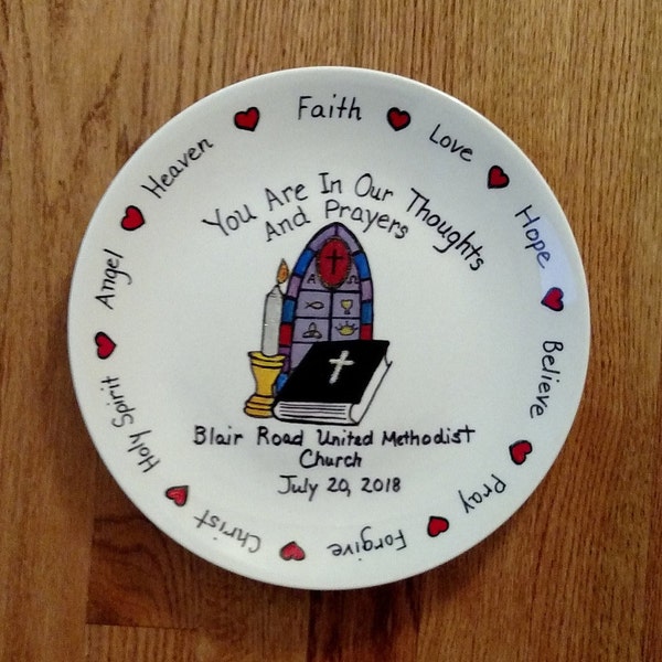 Personalized Commemorative Plate Etsy