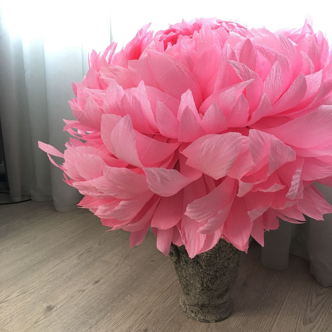 Chrysanthemum giant crepe paper flower Etsy