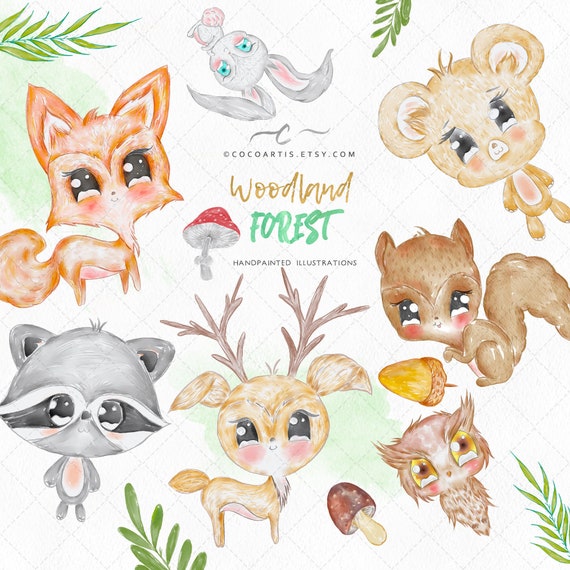 Wedding Decoupage Twin Pack Cute Woodland Creatures